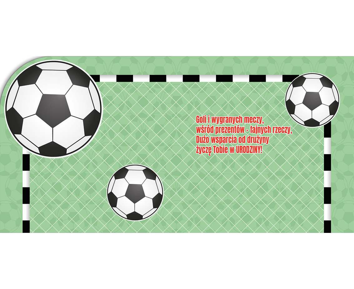 die-cut Greeting card kw super ball, 1 pc.